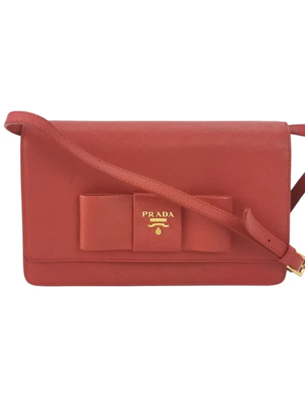 Prada Calfskin Logo Crossbody