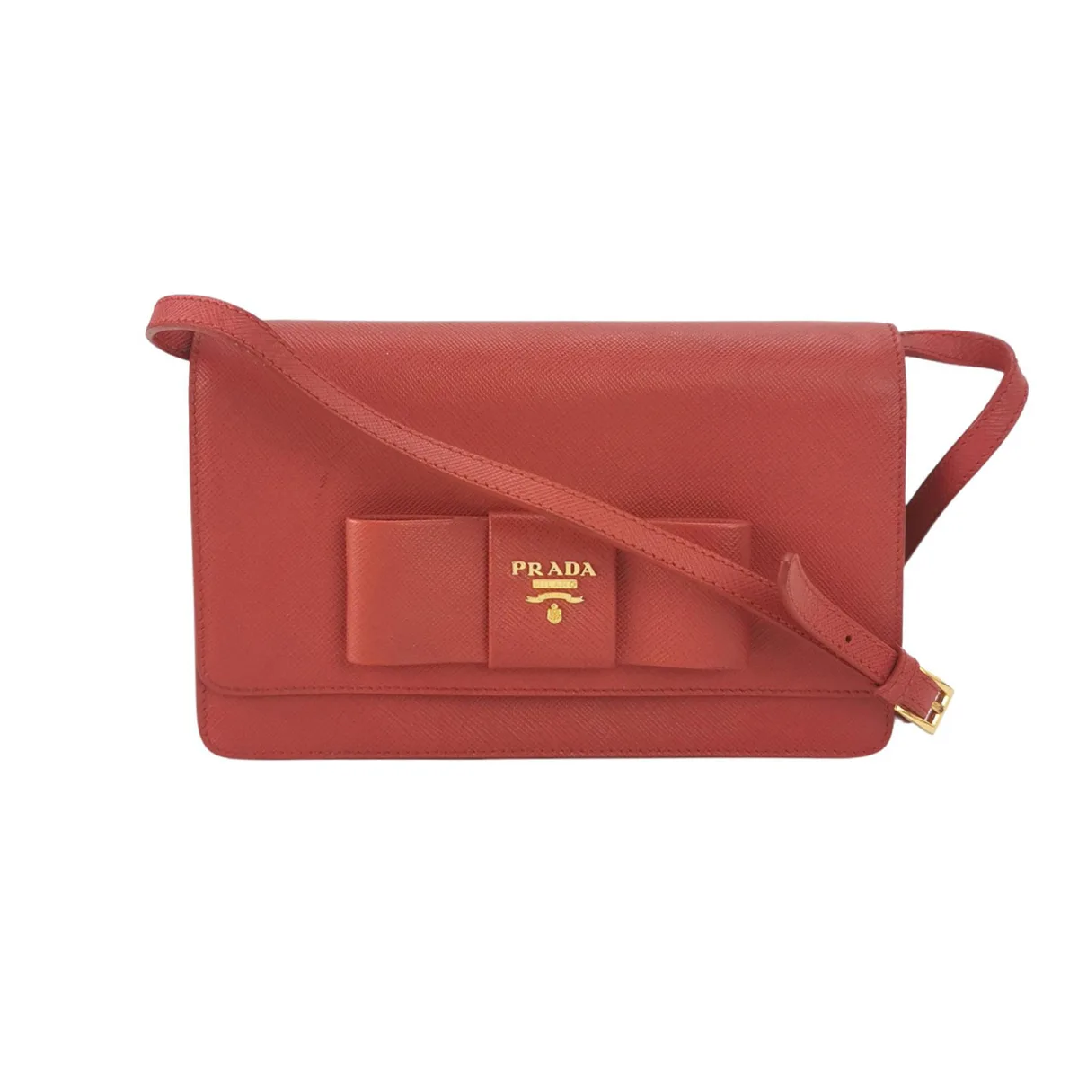 Prada Calfskin Logo Crossbody (Прада) — фото 1