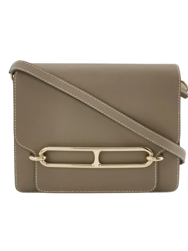 Винтажная сумка Hermès Roulis 23 Evercolor 18 etoupe C