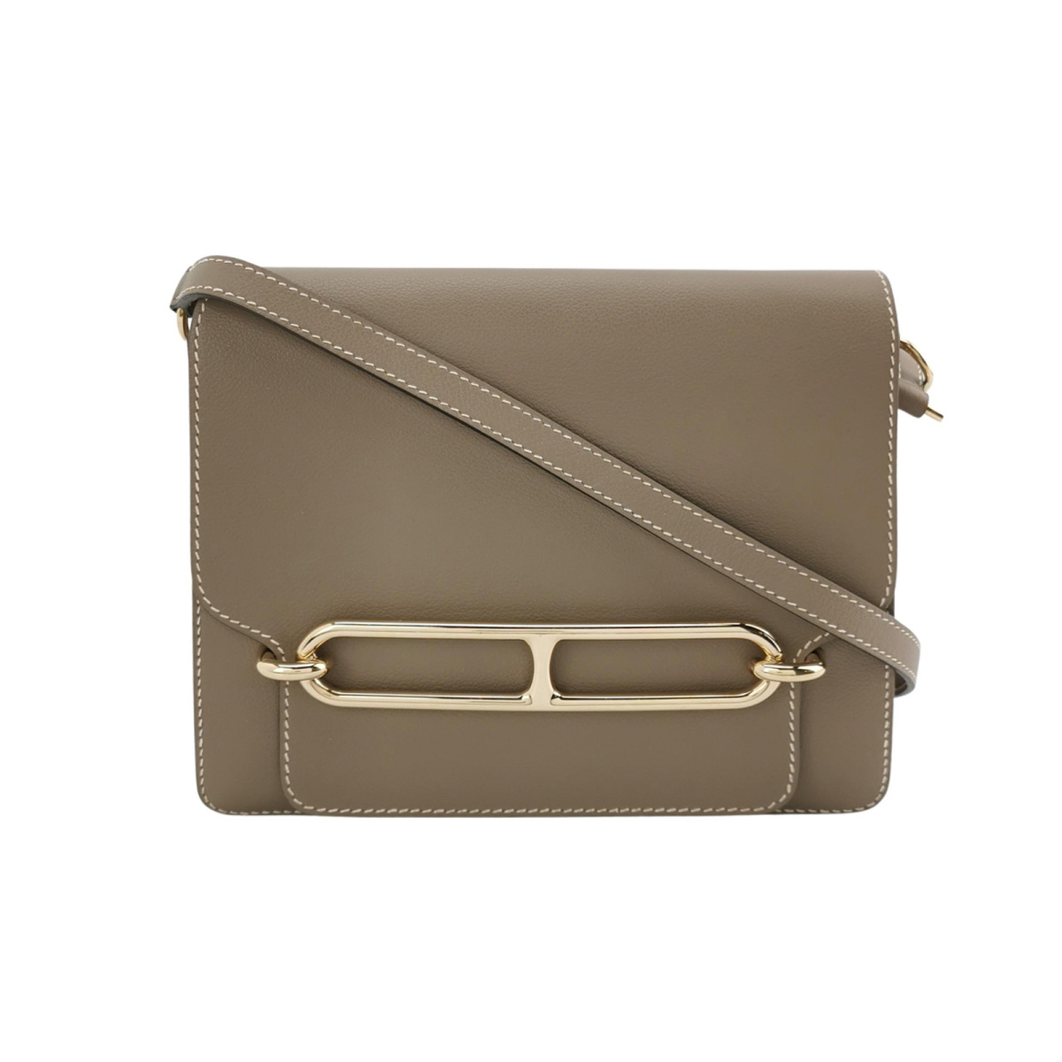 Hermès Roulis 23 Evercolor 18 etoupe C — фото 1