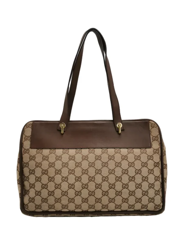 Gucci Calfskin Logo Shoulder Bag