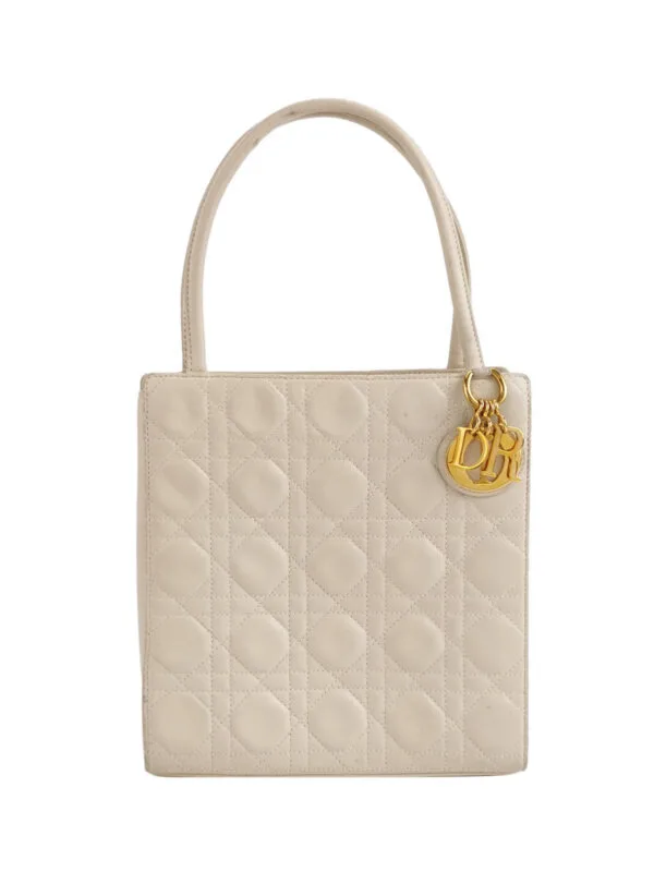 Винтажная сумка Dior Lambskin Logo Shoulder Bag