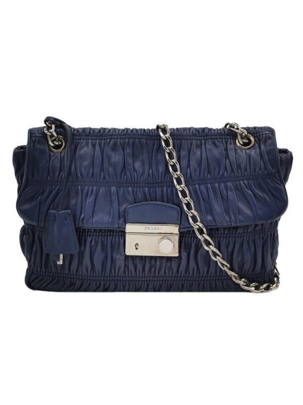 Винтажная сумка Prada Logo Shoulder Bag