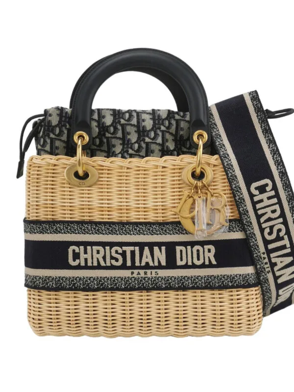 Винтажная сумка Dior Lady Dior Logo