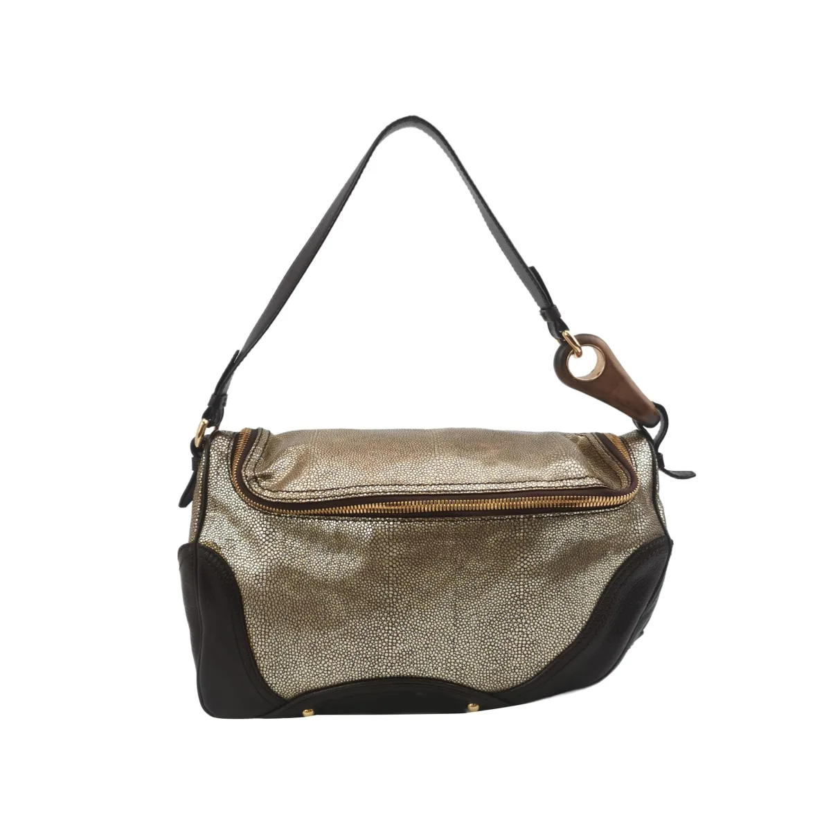 Celine Colorblock Lambskin Shoulder Bag (Селин) — фото 1