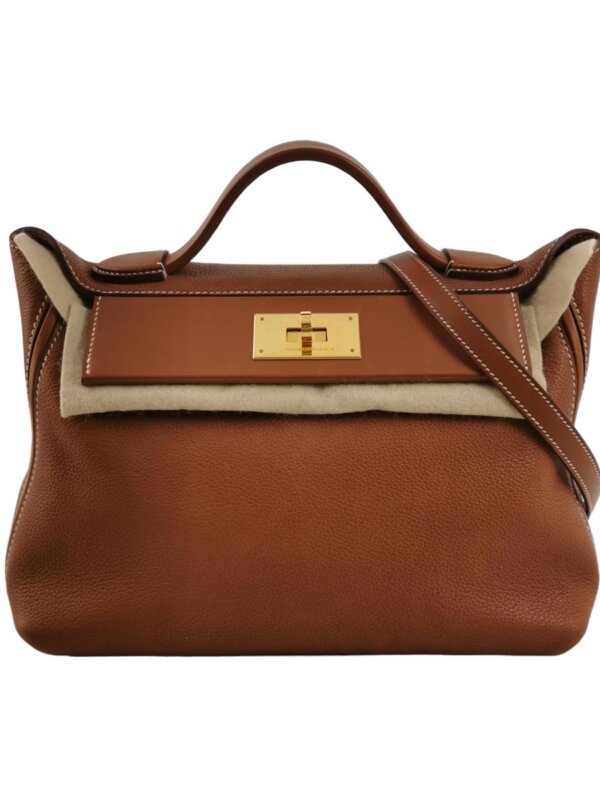 Винтажная сумка Hermès 24/2429 Barenia Faubourg 34 Z