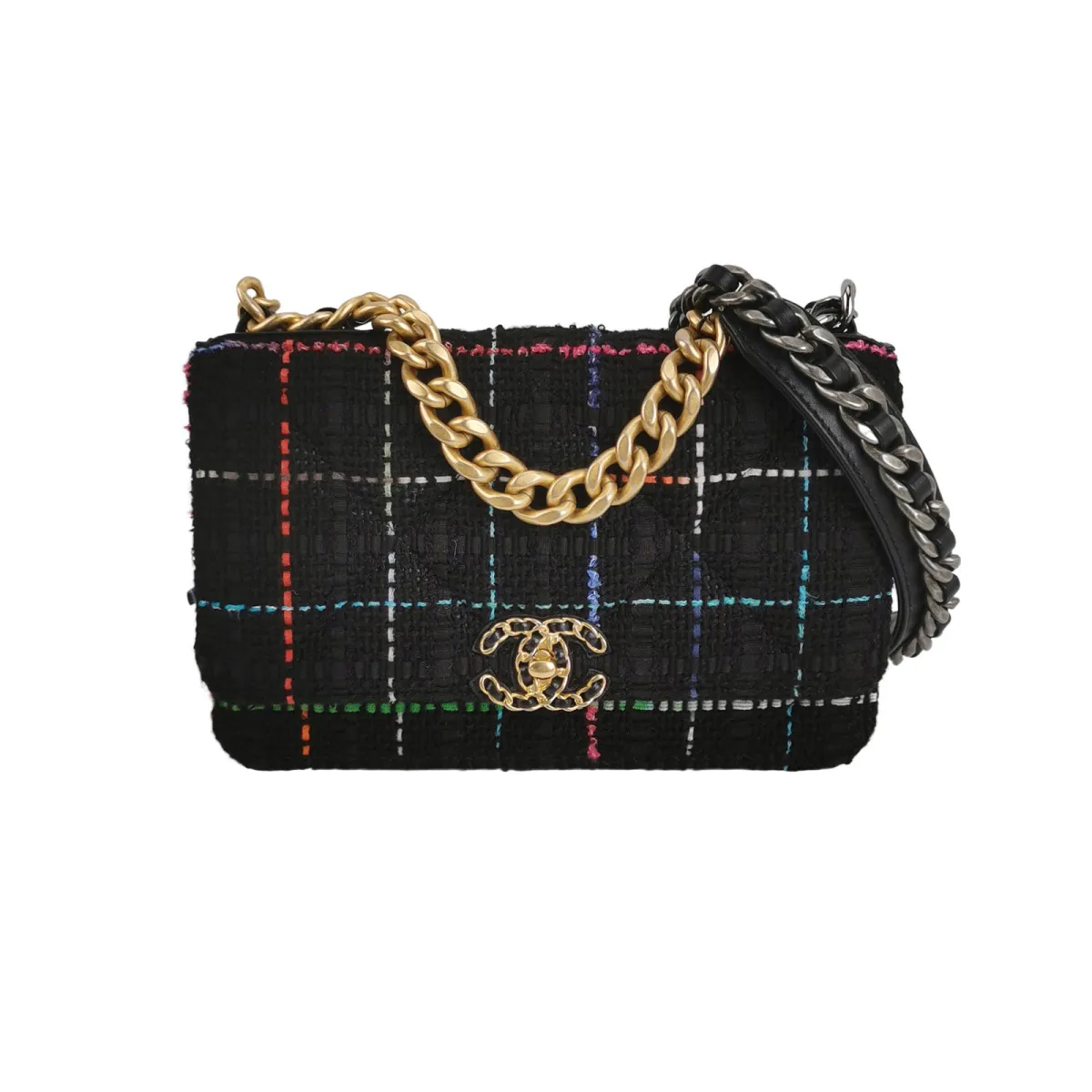 Chanel Colorblock Calfskin CC Crossbody (Шанель) — фото 1