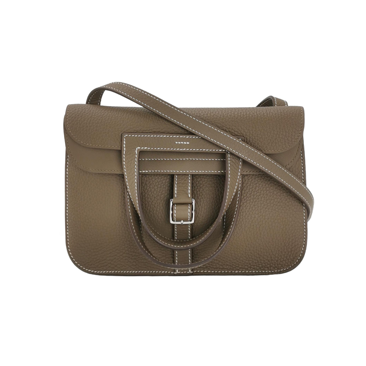 Hermès Halzan 25 TC 18 etoupe B — фото 1