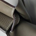 Hermès Halzan 25 TC 18 etoupe B — фото 17