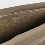 Hermès Halzan 25 TC 18 etoupe B — фото 8