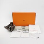 Hermès Halzan 25 TC 18 etoupe B — фото 9