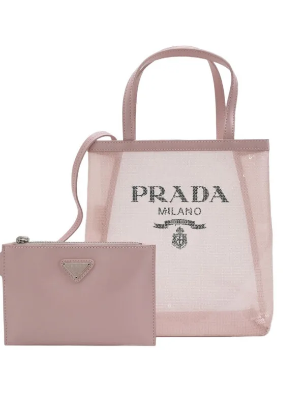 Винтажная сумка Prada Calfskin Logo Handbag