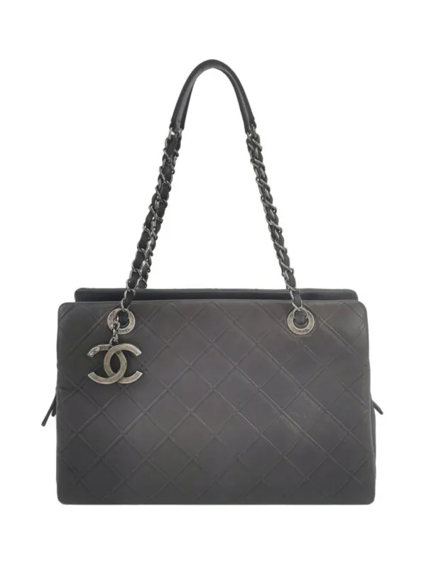 Chanel Quilted Calfskin CC Shoulder Bag