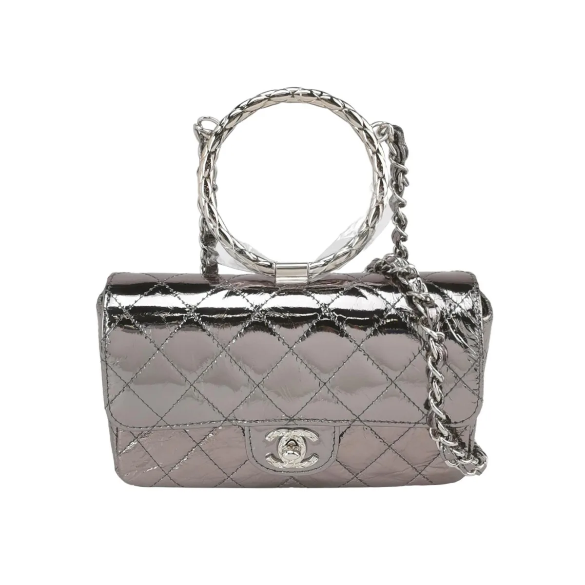 Chanel Quilted Waxed Calfskin CC Crossbody (Шанель) — фото 1