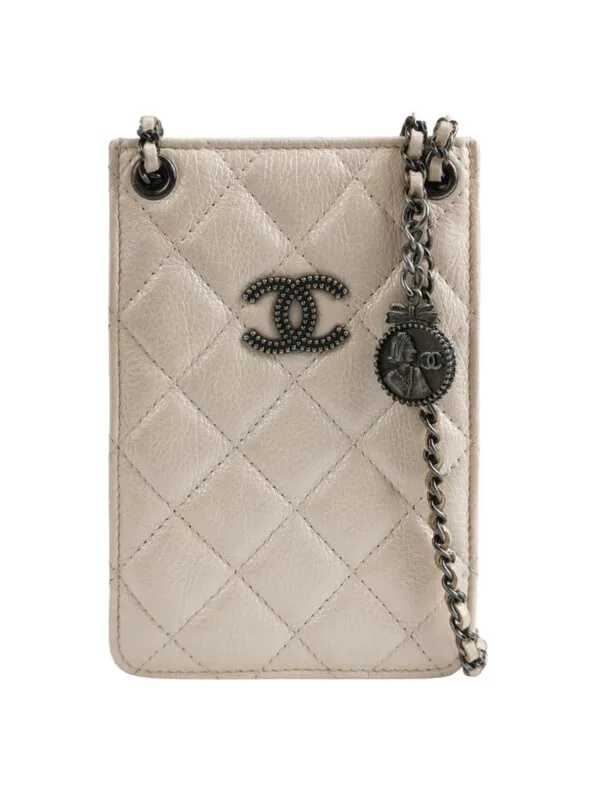 Chanel Quilted Calfskin CC Shoulder Bag