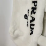 Prada Lambskin Logo Handbag (Прада) — фото 15
