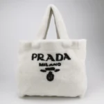 Prada Lambskin Logo Handbag (Прада) — фото 3