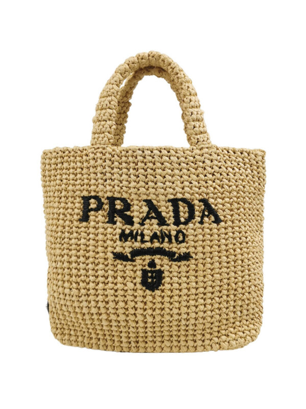 Винтажная сумка Prada Woven Tote