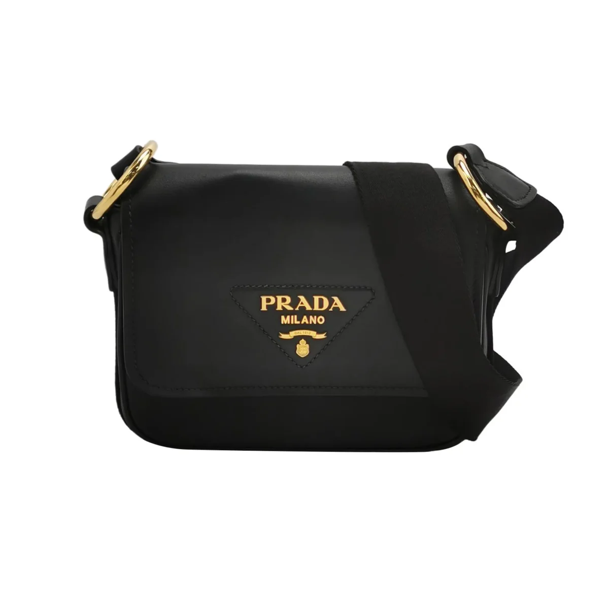 Prada Calfskin Logo Crossbody (Прада) — фото 1