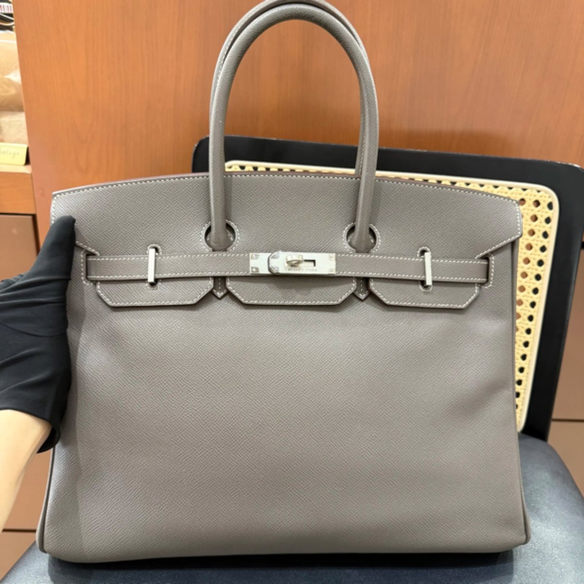 Hermès Birkin 35 epsom O — продано