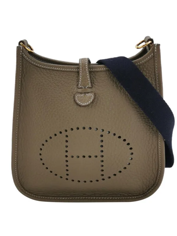 Винтажная сумка Hermès Evelyne 16 Clemence TC 18 etoupe W