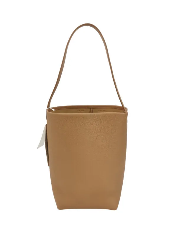 Винтажная сумка The Row Calfskin Logo Shoulder Bag