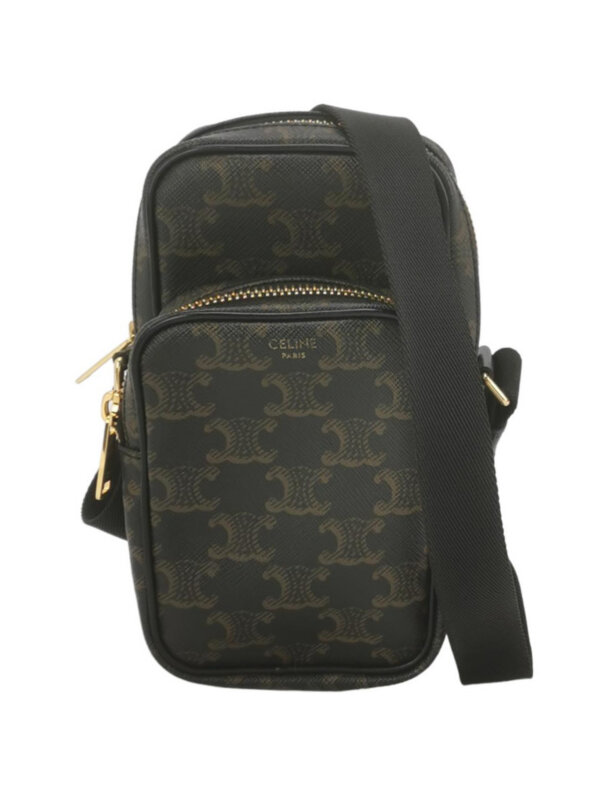 Винтажная сумка Celine Triomphe logo