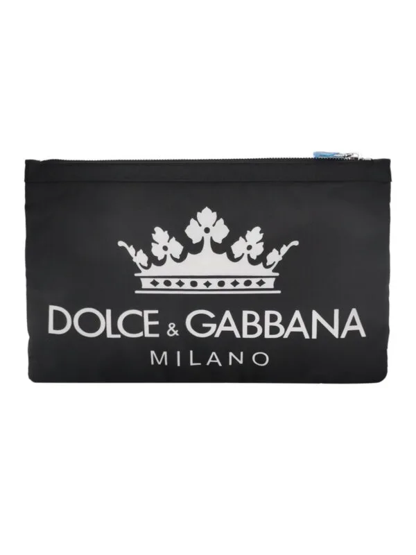 Винтажная сумка Dolce & Gabbana Nylon Logo Clutch