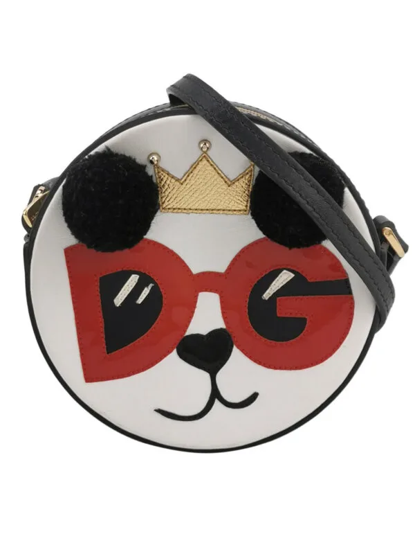 Винтажная сумка Dolce & Gabbana Colorblock Calfskin Logo Crossbody