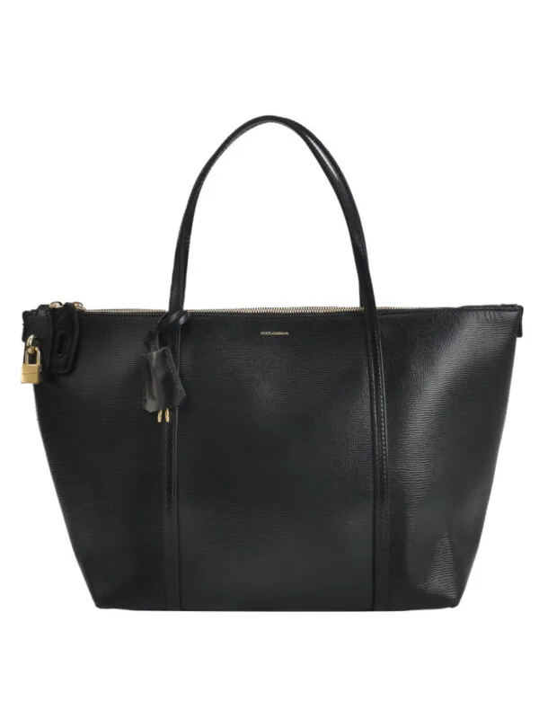 Винтажная сумка Dolce & Gabbana Calfskin Logo Shoulder Bag