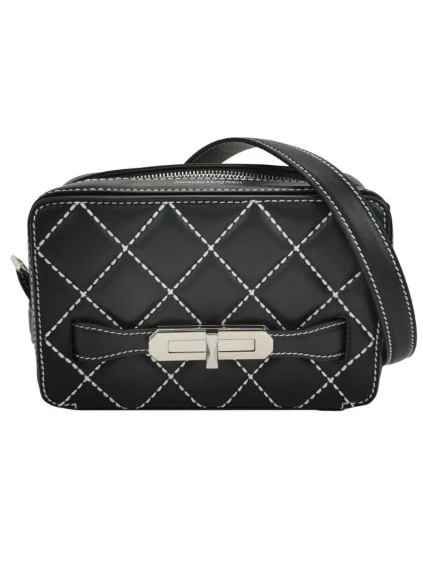 Винтажная сумка Alexander McQueen Quilted Lambskin Crossbody