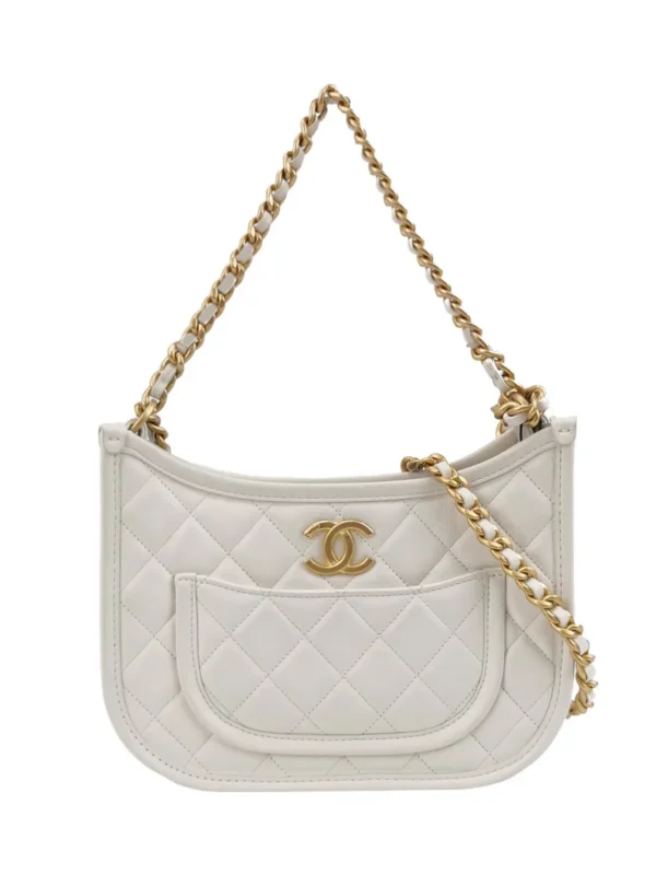 Chanel Quilted Calfskin CC Crossbody (Шанель)