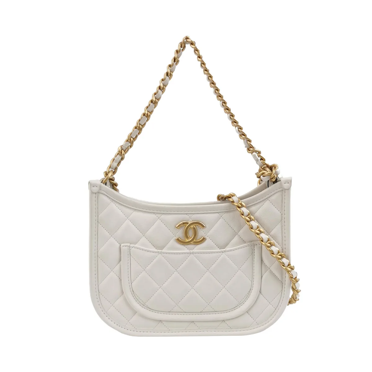 Chanel Quilted Calfskin CC Crossbody (Шанель) — фото 1