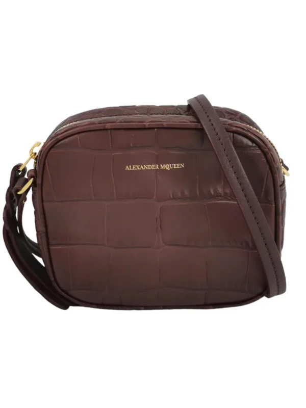 Винтажная сумка Alexander McQueen Calfskin Logo Crossbody