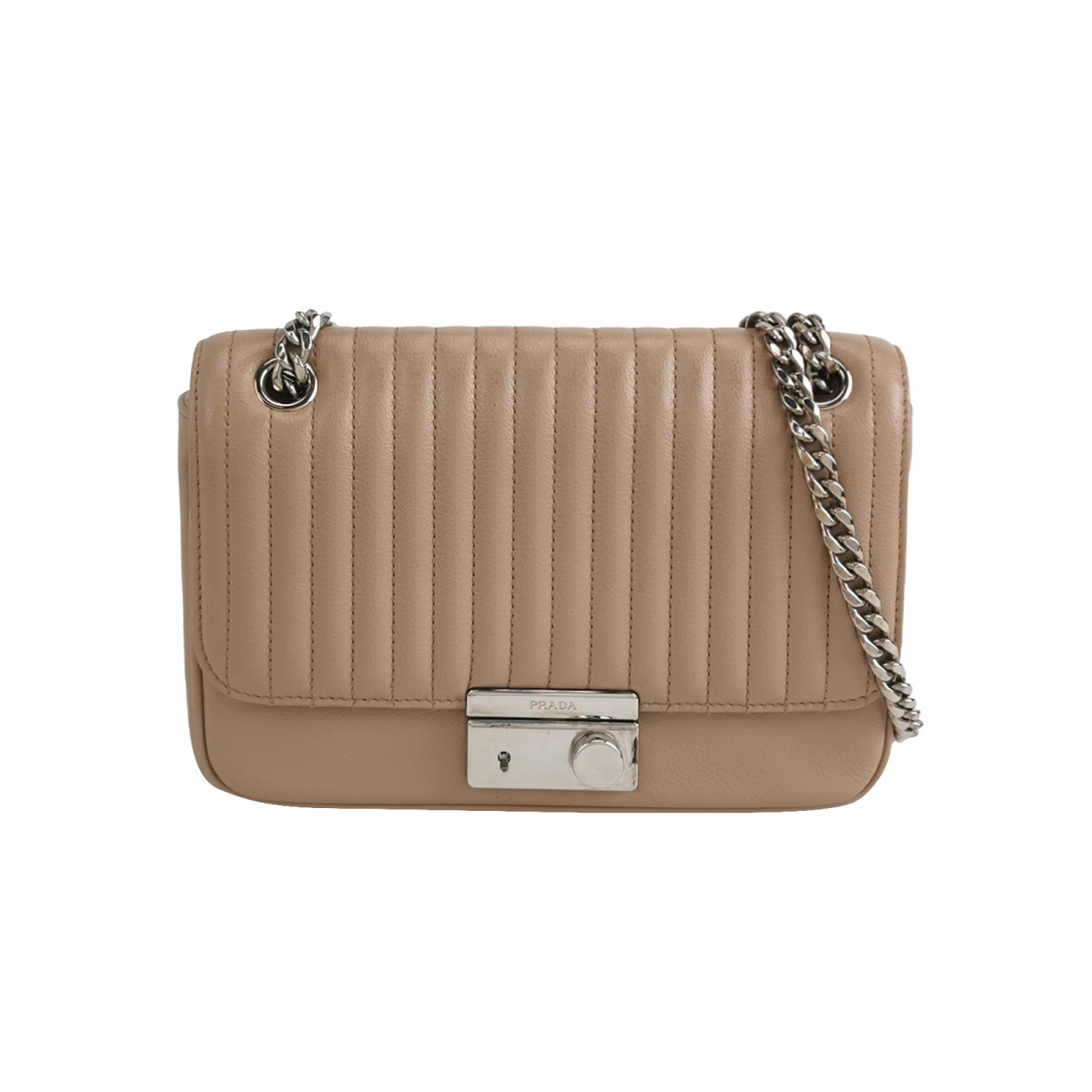 Prada Leather Shoulder Bag — фото 1