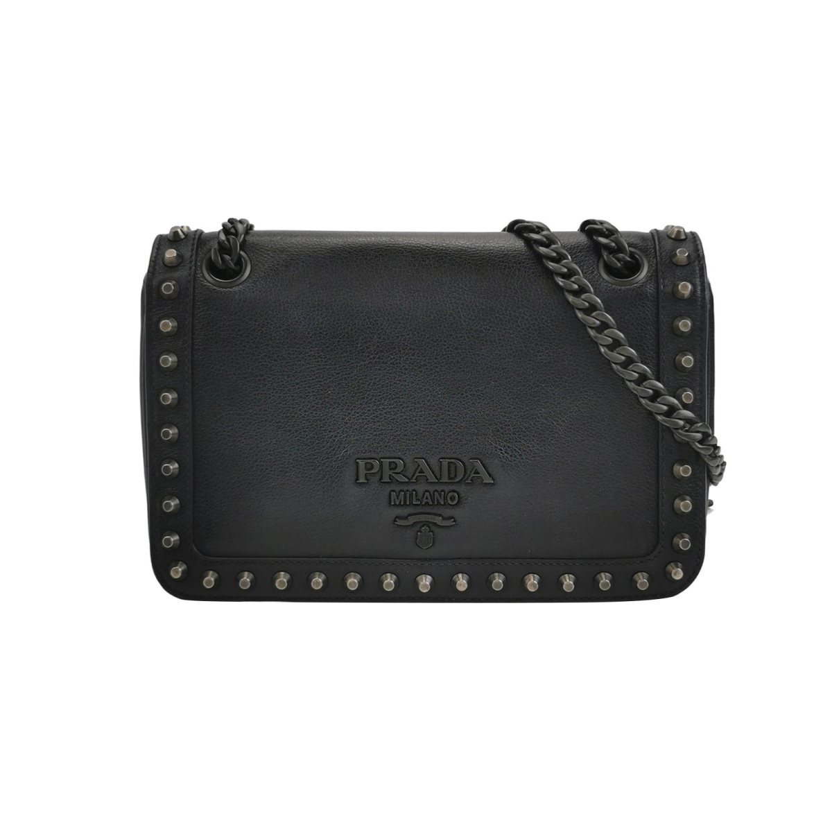 Prada Leather Shoulder Bag — фото 1