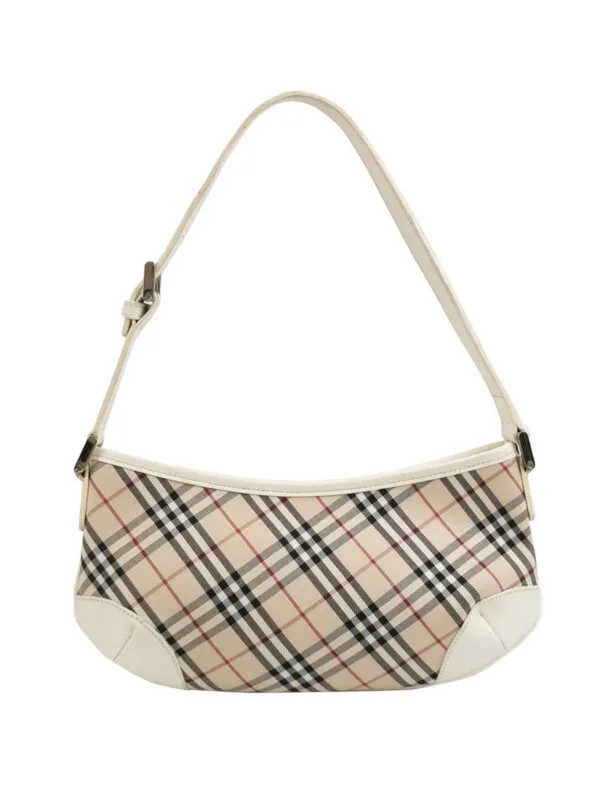 Burberry Colorblock Calfskin Shoulder Bag