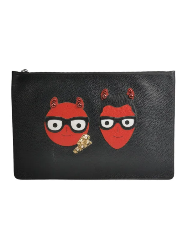 Винтажная сумка Dolce & Gabbana Calfskin Clutch