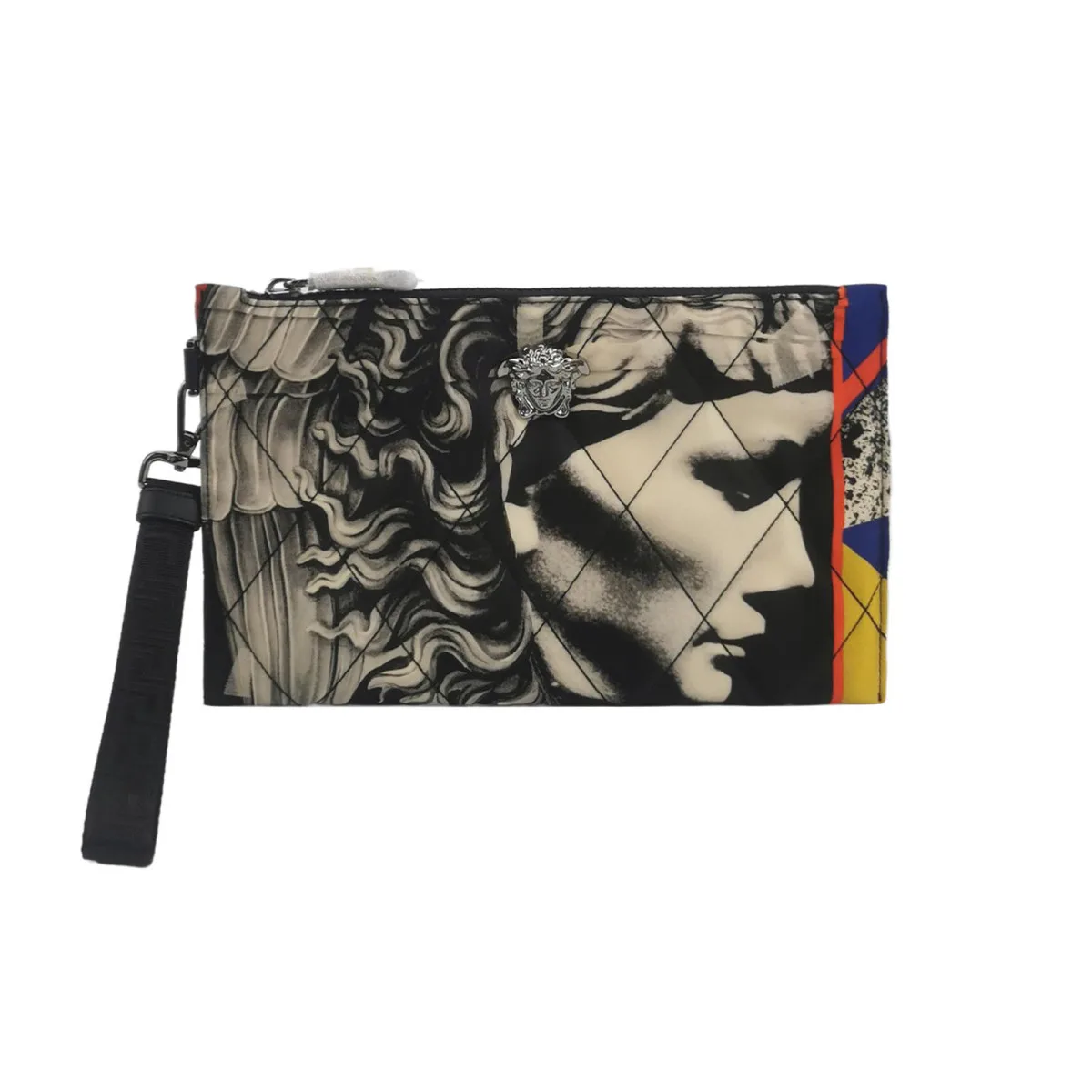 Versace Colorblock Nylon Clutch (Версаче) — фото 1