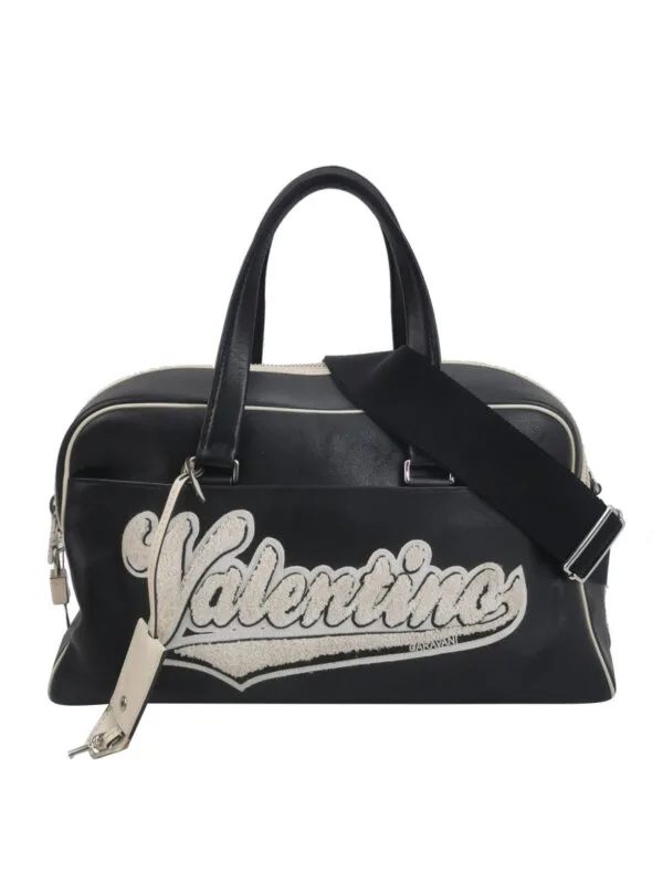 Valentino Garavani Colorblock Calfskin Logo Crossbody