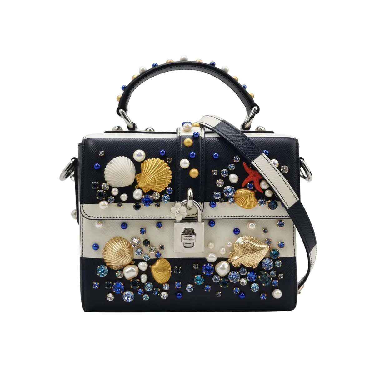 Dolce & Gabbana Colorblock Calfskin Crossbody — фото 1