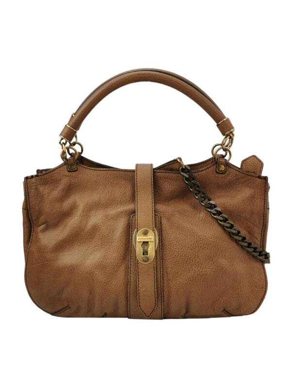 Винтажная сумка Burberry Logo Shoulder Bag