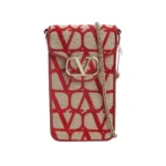 Valentino Garavani Colorblock Lambskin Logo Crossbody (Валентино) — миниатюра 1
