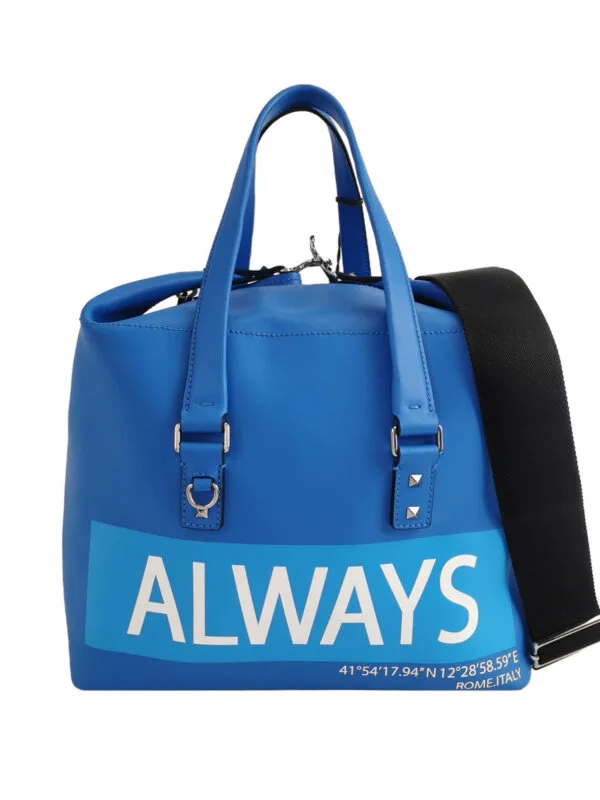 Valentino Garavani Calfskin Logo Shoulder Bag