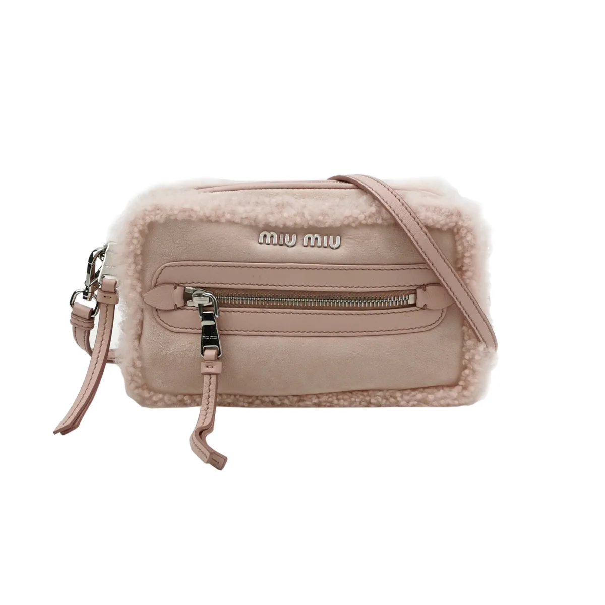 Miu Miu Lambskin Logo Crossbody (Миу Миу) — фото 1