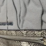 Miu Miu Colorblock Canvas Logo Crossbody (Миу Миу) — фото 16
