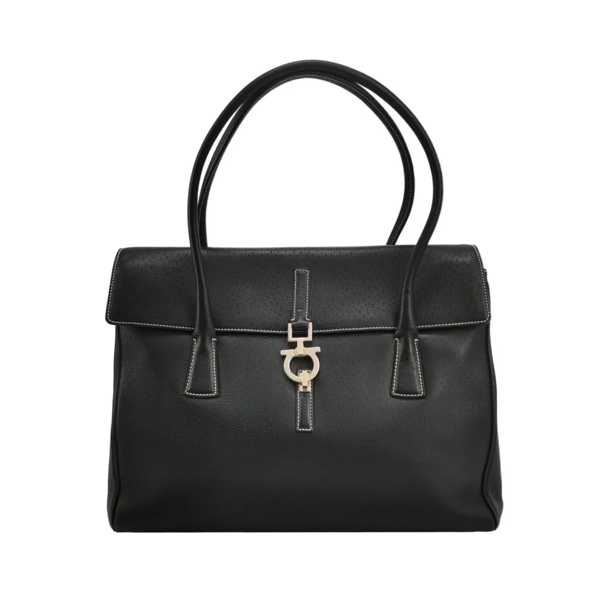 Ferragamo Calfskin Shoulder Bag — фото 1