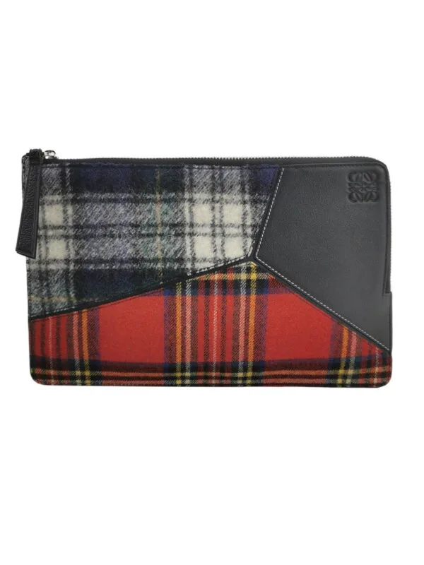 Loewe Colorblock Lambskin Clutch