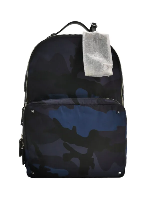 Винтажная сумка Valentino Garavani Printed Nylon Backpack