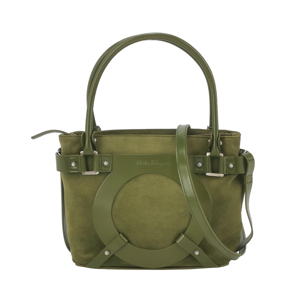 Ferragamo Logo Shoulder Bag — продано